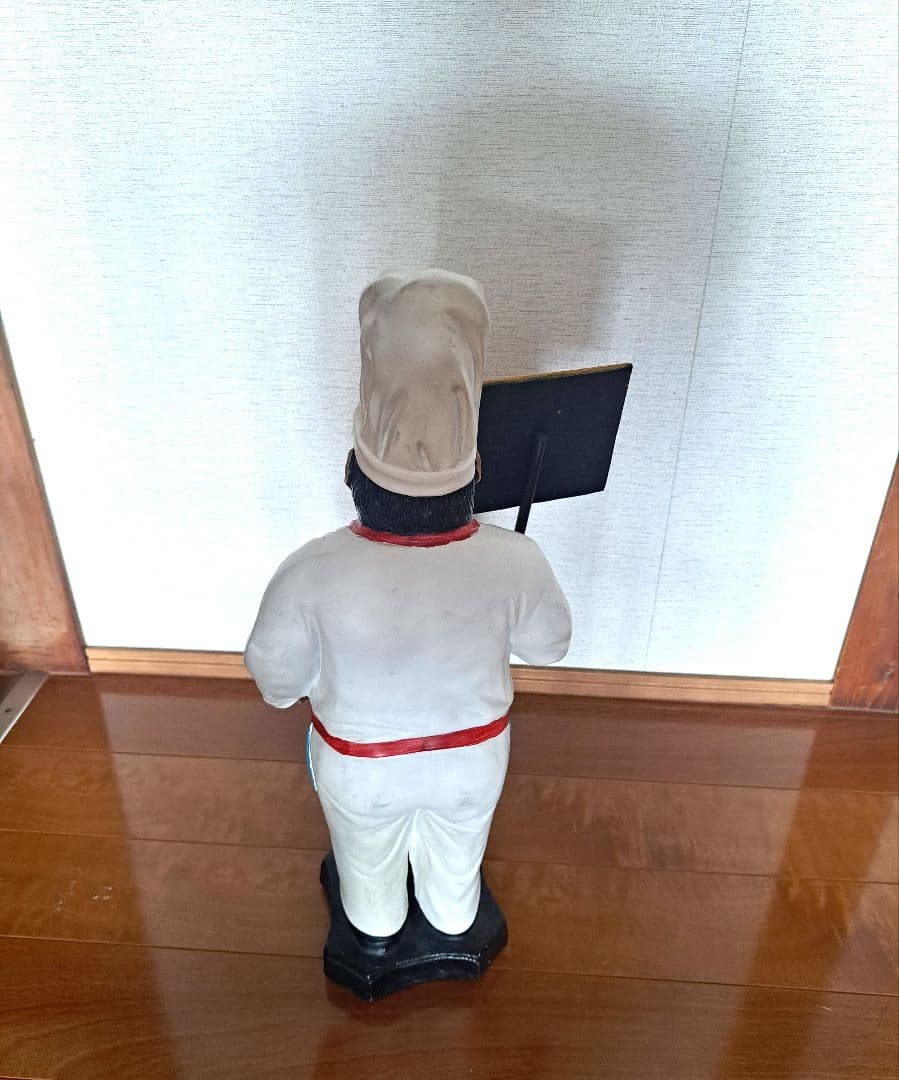レトロ品 アンティーク シェフ コック 像 ヴィンテージ　レジン