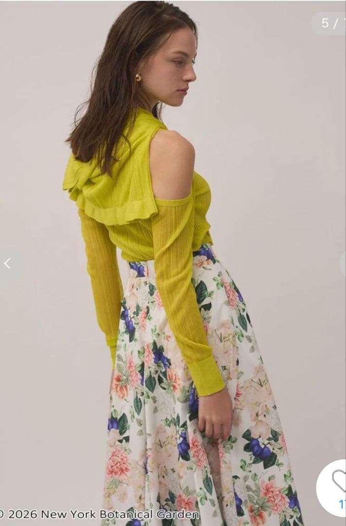 新作新品♥️ SNIDEL NYBG タックフレアマキシスカート✨MIX 0サイズ