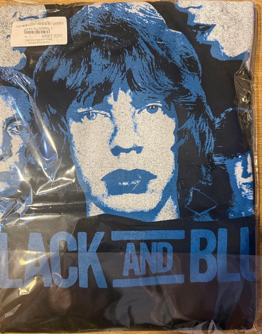ローリングストーンズ Black&BIue zoetrope Tシャツ レコード
