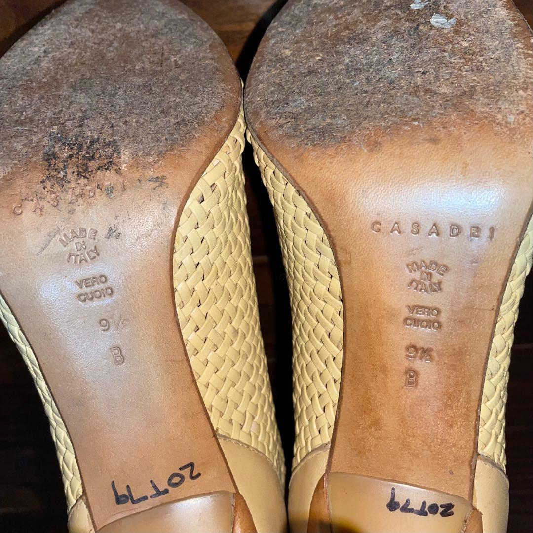 CASADEI ロングブーツ　ベージュ　9 1/2 B