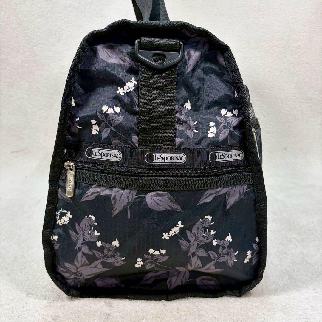 【美品✨】レスポートサック ボストンバッグ 2way ラージサイズ 花柄　大容量