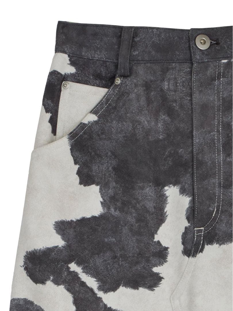 アメリ ★ COW PATTERN SUEDE LIKE SKIRT 【 S 】