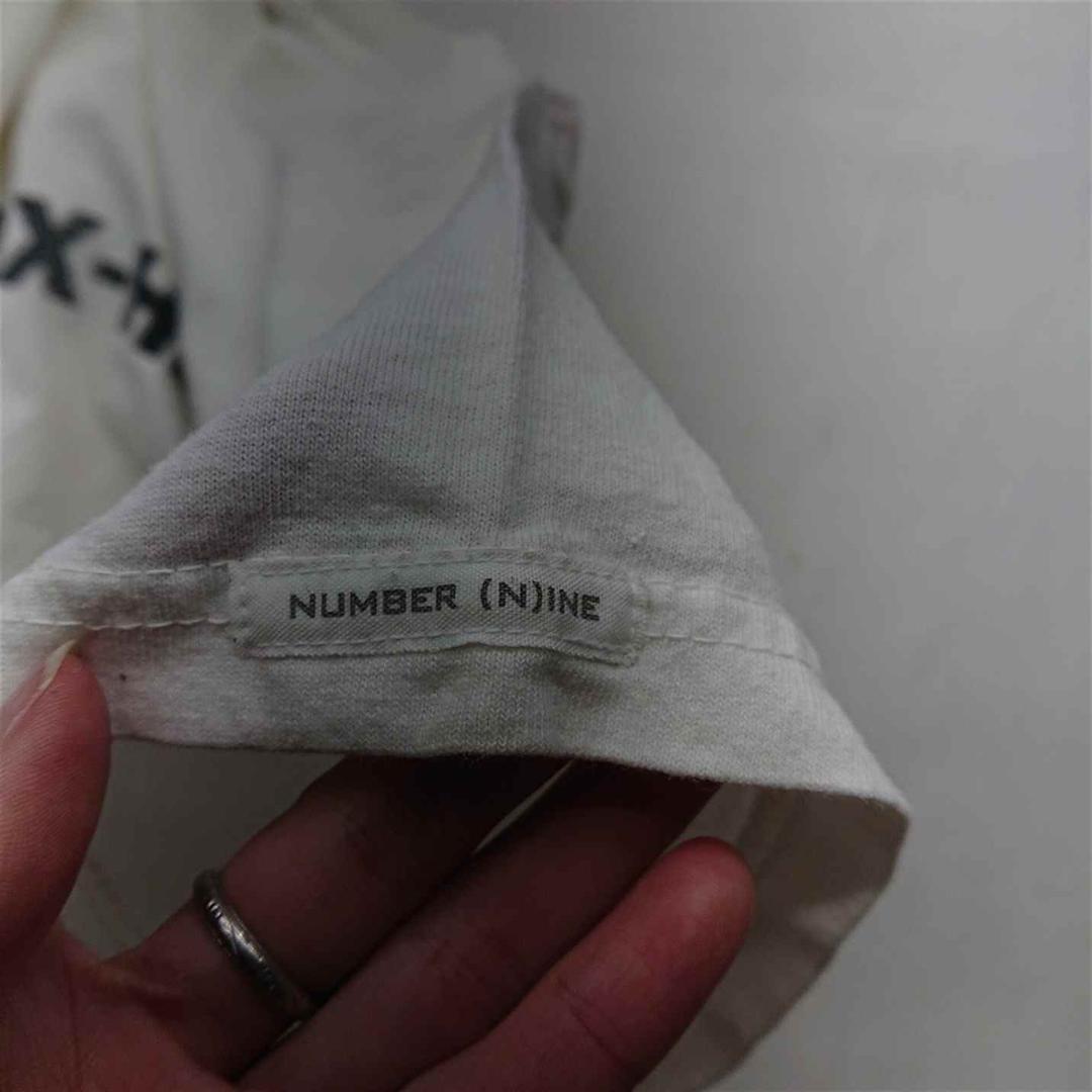 ★ナンバーナイン プリントTシャツ ホワイト メンズ