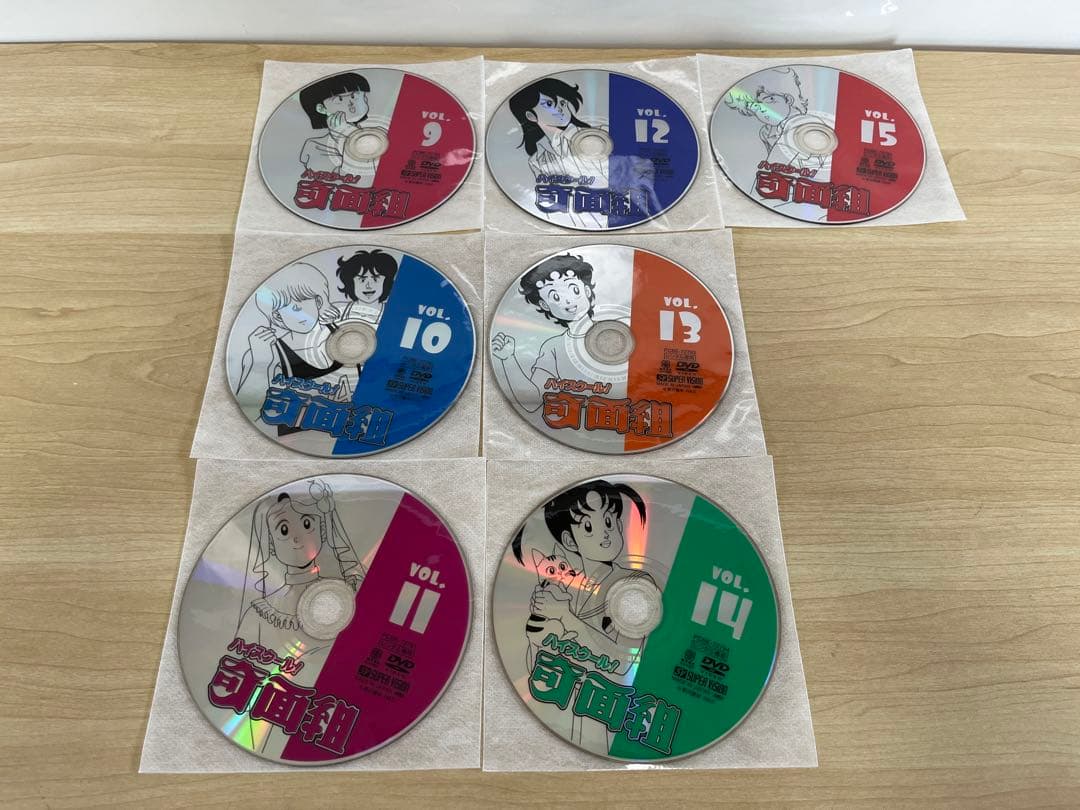 DVD ハイスクール!奇面組 全15巻　全巻セット レンタル落ち