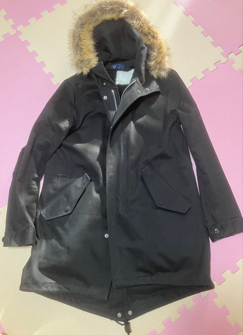 FRED PERRY モッズコート　黒　S