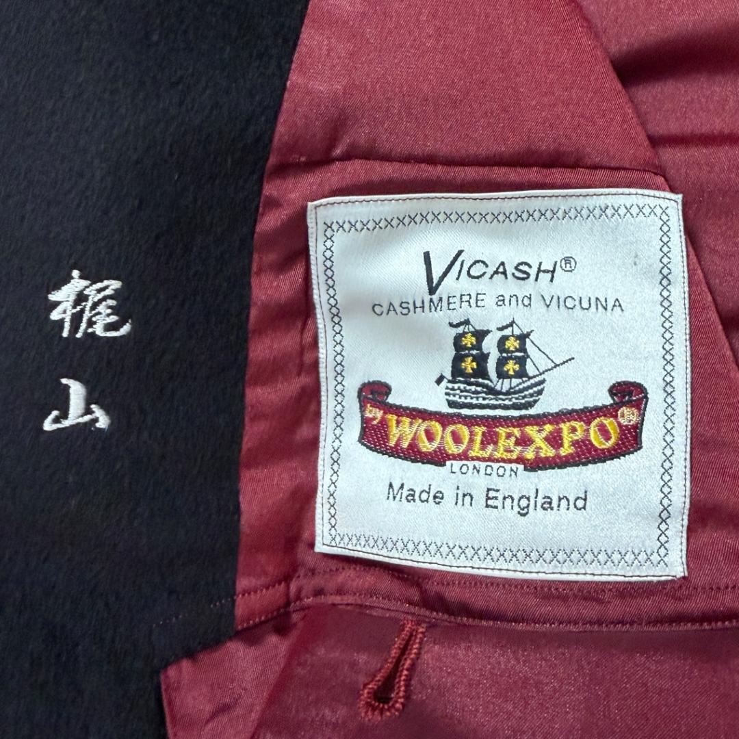 3926 美品 XL相当 YOTSUYA カシミヤ テーラードジャケット ダブル
