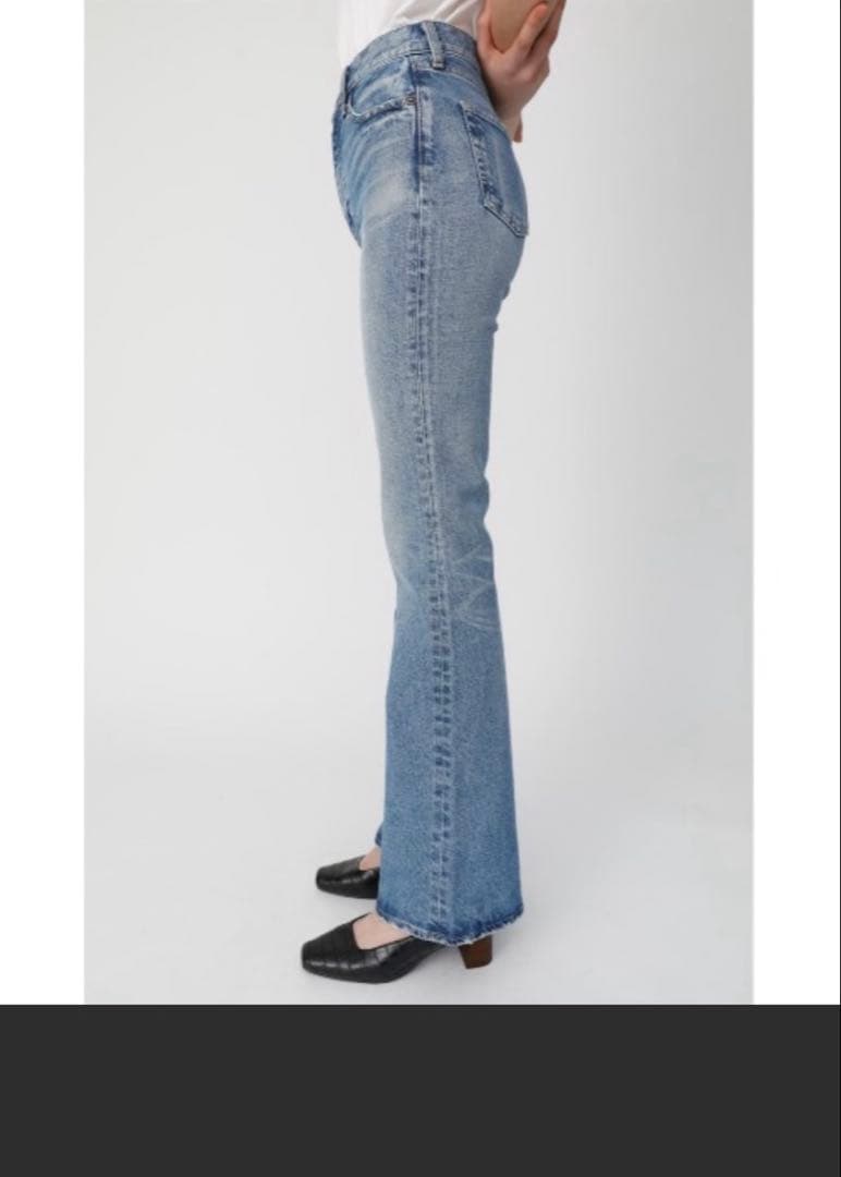 【美品】MOUSSY MVS FLARE 25インチ　フレアデニム