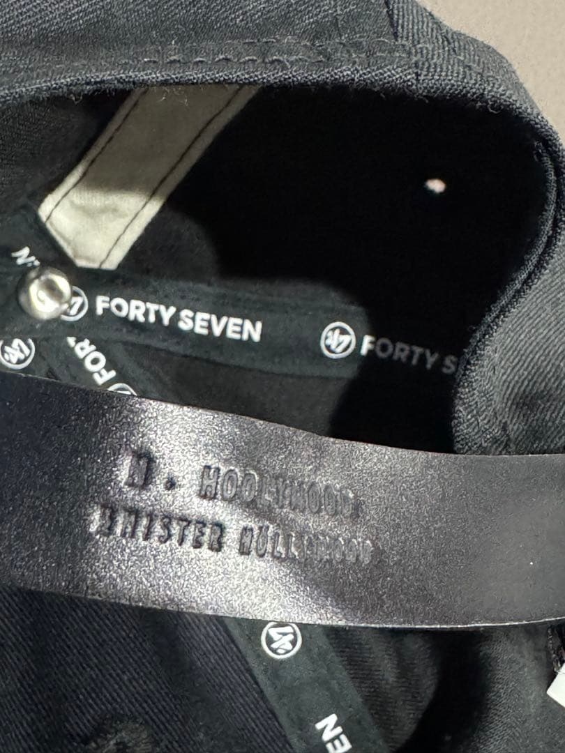美品 N.HOOLYWOOD エヌハリウッド ×47 FORTY SEVEN 黒