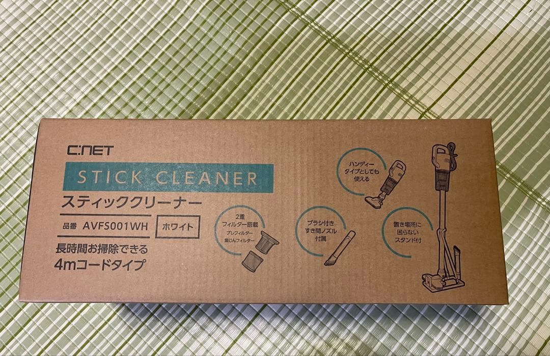 掃除機。スティッククリーナ　ホワイト