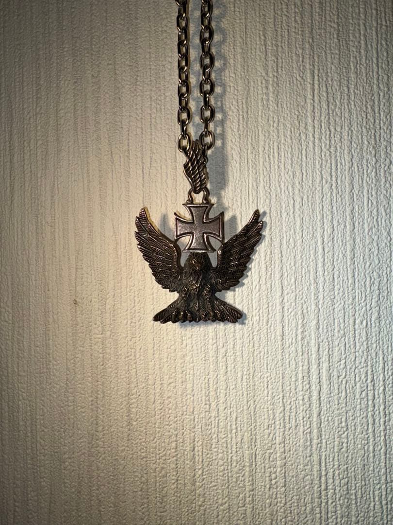 アクセサリー vintage necklace top silver925 eagle
