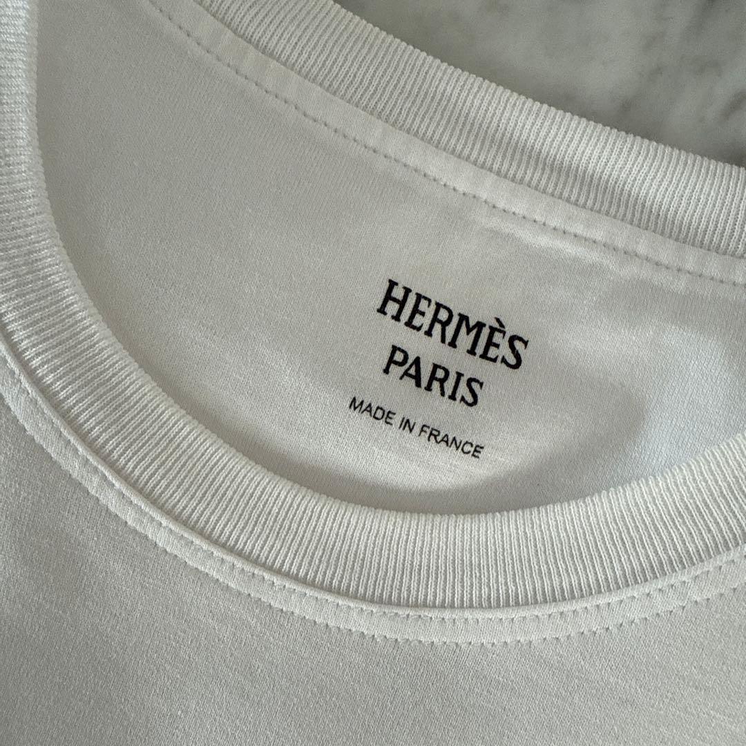 HERMES mosaic刺繍　T