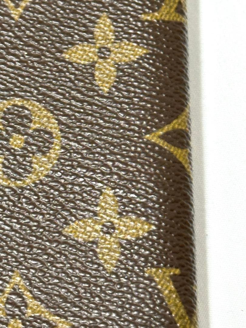 Louis Vuitton モノグラム 二つ折り財布　ヴィテージ　傷あり