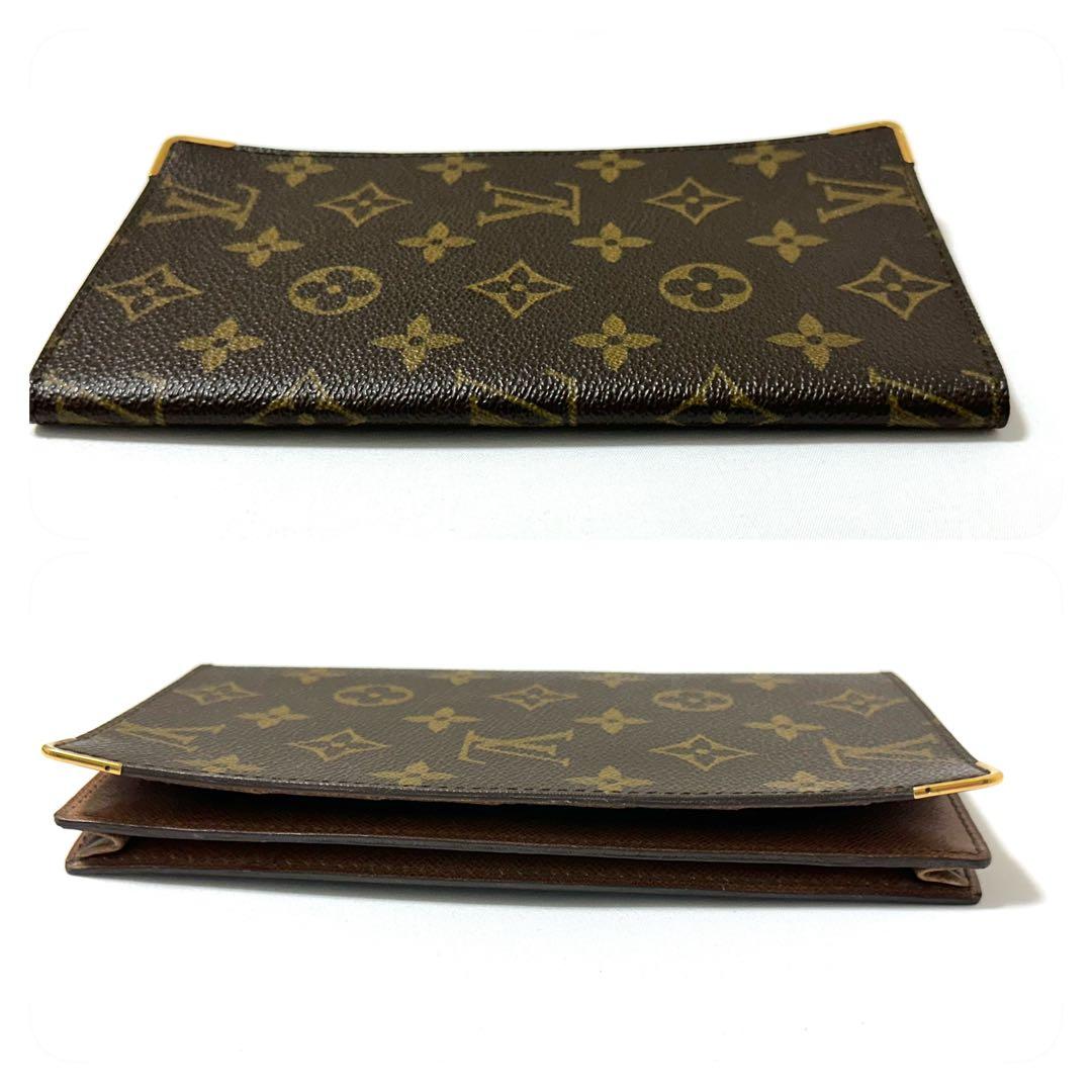 Louis Vuitton モノグラム 二つ折り財布　ヴィテージ　傷あり