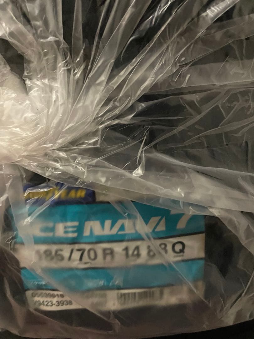 新品　グッドイヤーICE NAVI 185/70R14 スタッドレスタイヤ