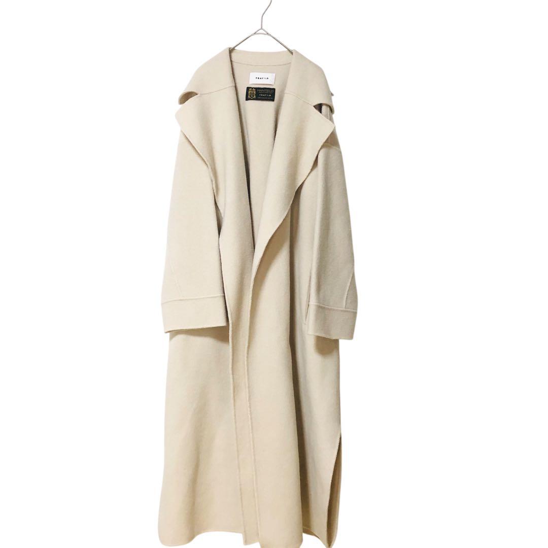【訳あり】定価52,800 FRAY I.D ✖️MANTECO ロングコート M
