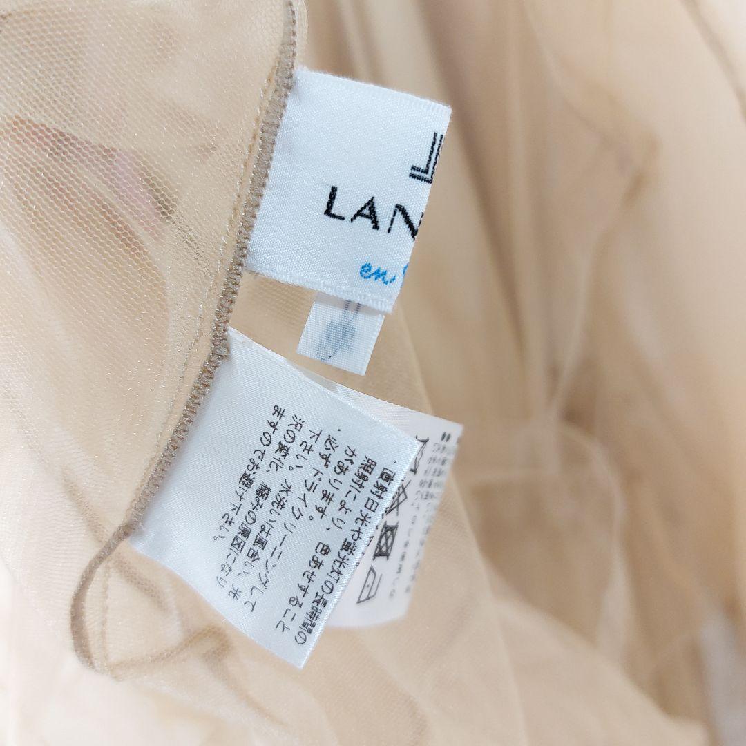 【人気】インナー付　ランバンオンブルー　LANVIN en blue　ワンピース