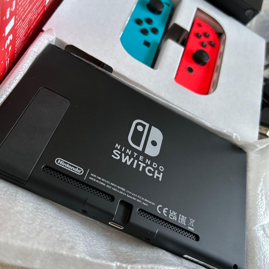 Nintendo Switch 本体 赤/青 付属品完備