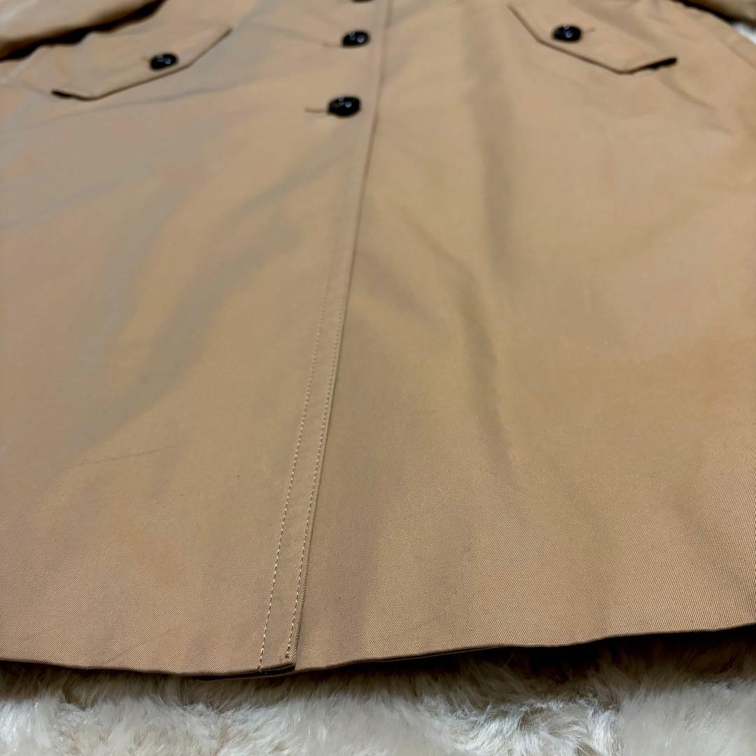 極美品M✨ブルーレーベルクレストブリッジ スプリングコート チェック マキシ丈