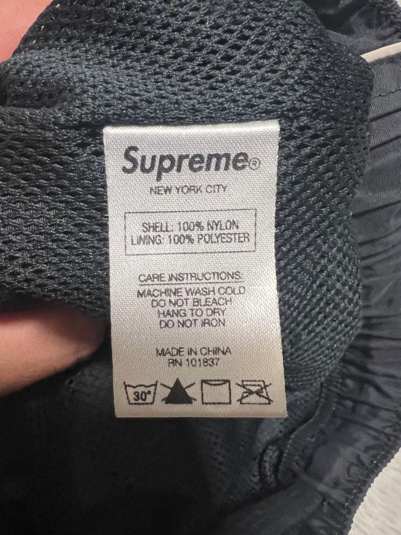 Supreme トラックパンツ Black S