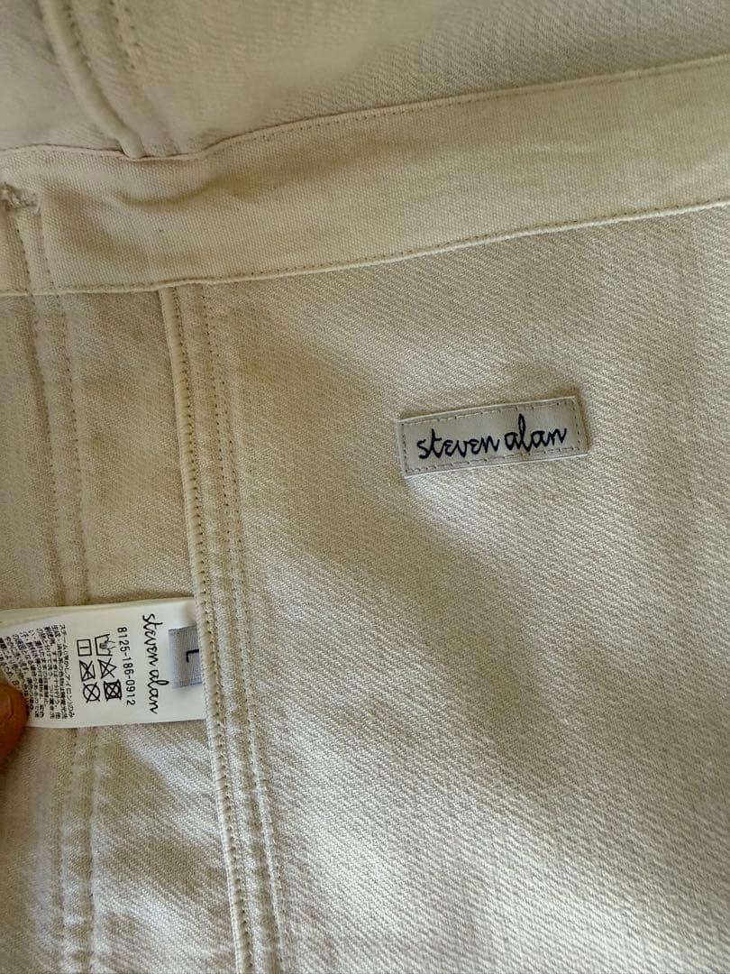 steven alan スティーブンアランコーデュロイ カバーオール Lサイズ