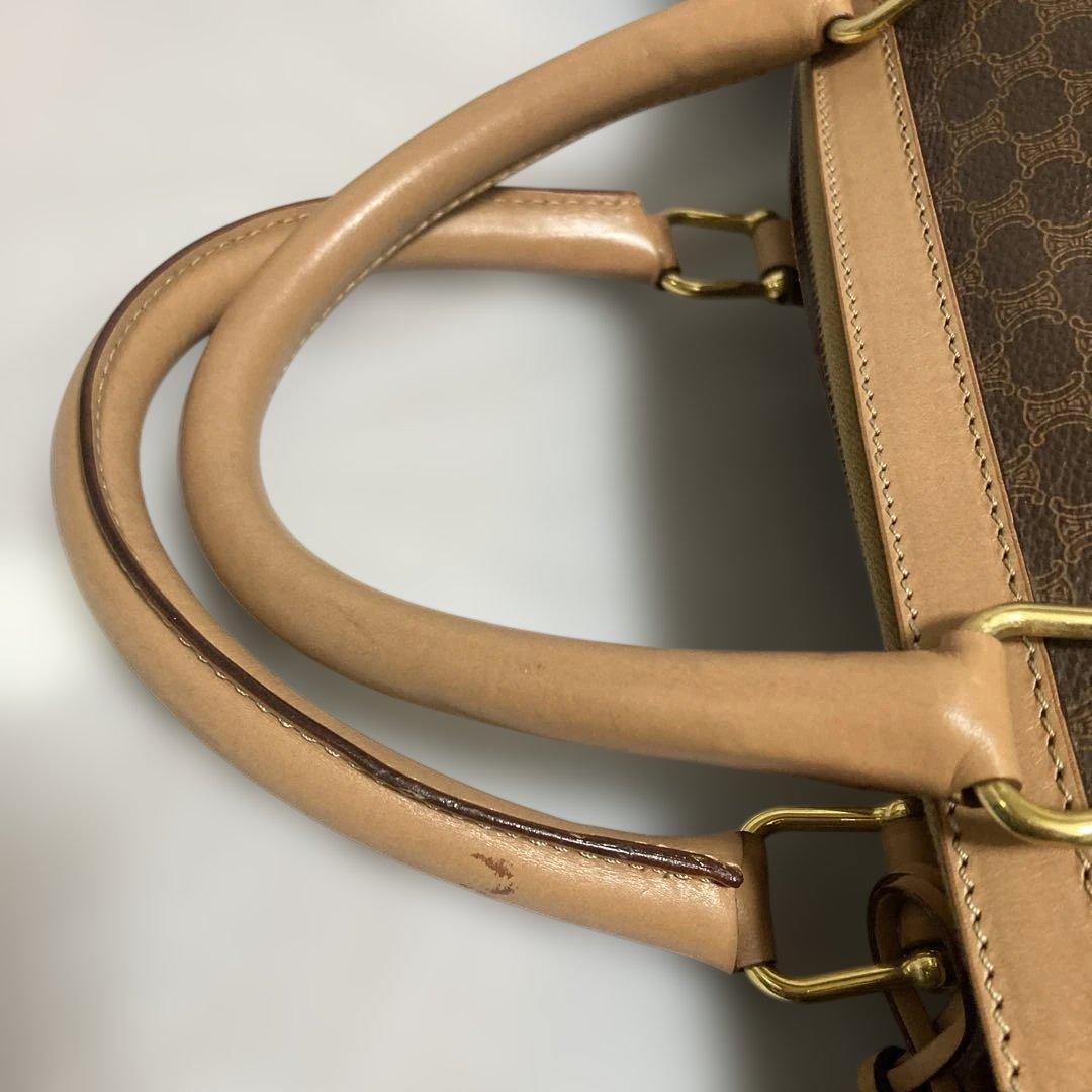 CELINE セリーヌ マカダム ボストンバッグ JM13 南京錠付