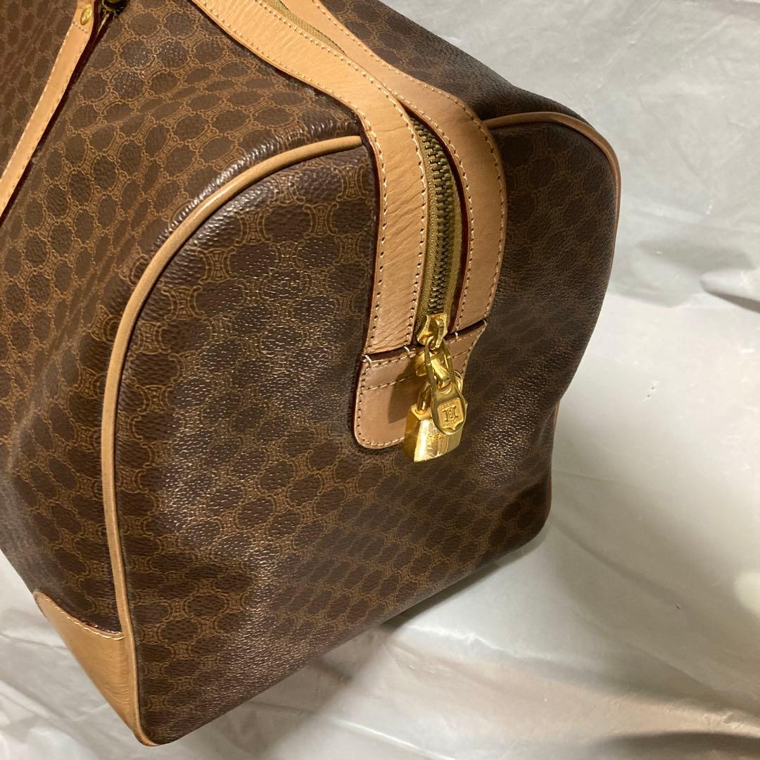 CELINE セリーヌ マカダム ボストンバッグ JM13 南京錠付