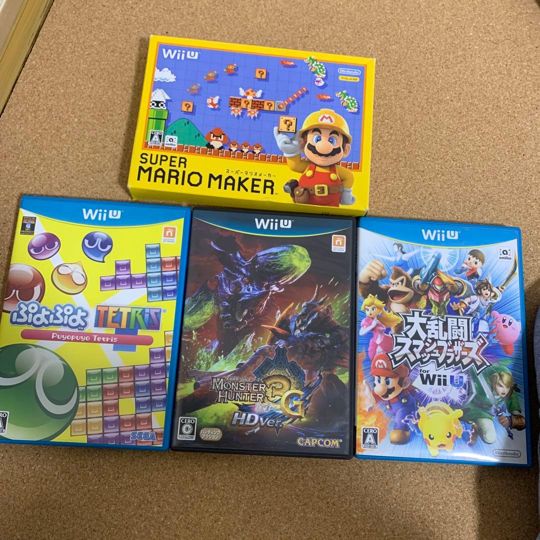 Nintendo WiiU Proコントローラー3つ ソフト4本