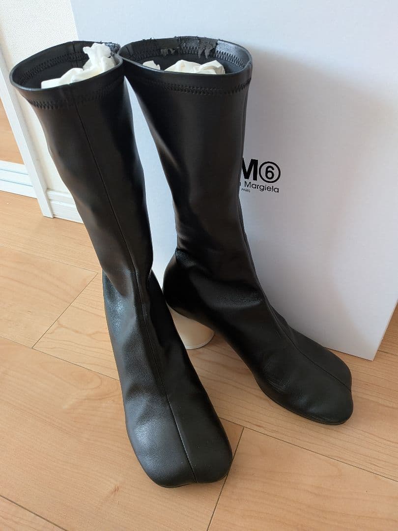 ももも様へ MM6 Maison Margiela ブラックブーツ