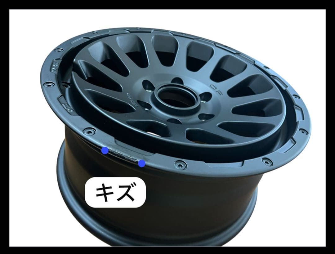 17インチ アルミホイール 6穴139.7 デルタフォース オーバル 8J 1本