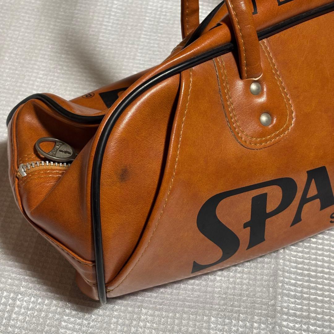 70s SPALDING レザー ボストンバッグ ヴィンテージ ブラウン 希少