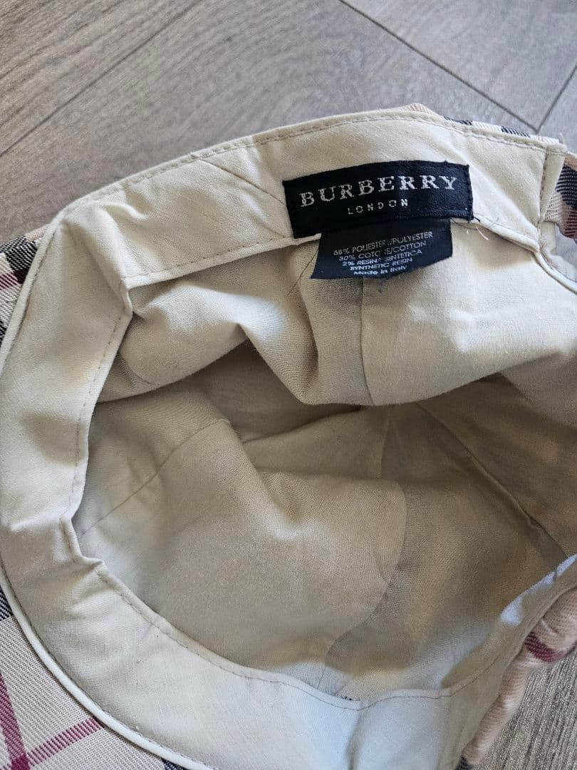 BURBERRY　LONDON　キャップ　ノバチェック