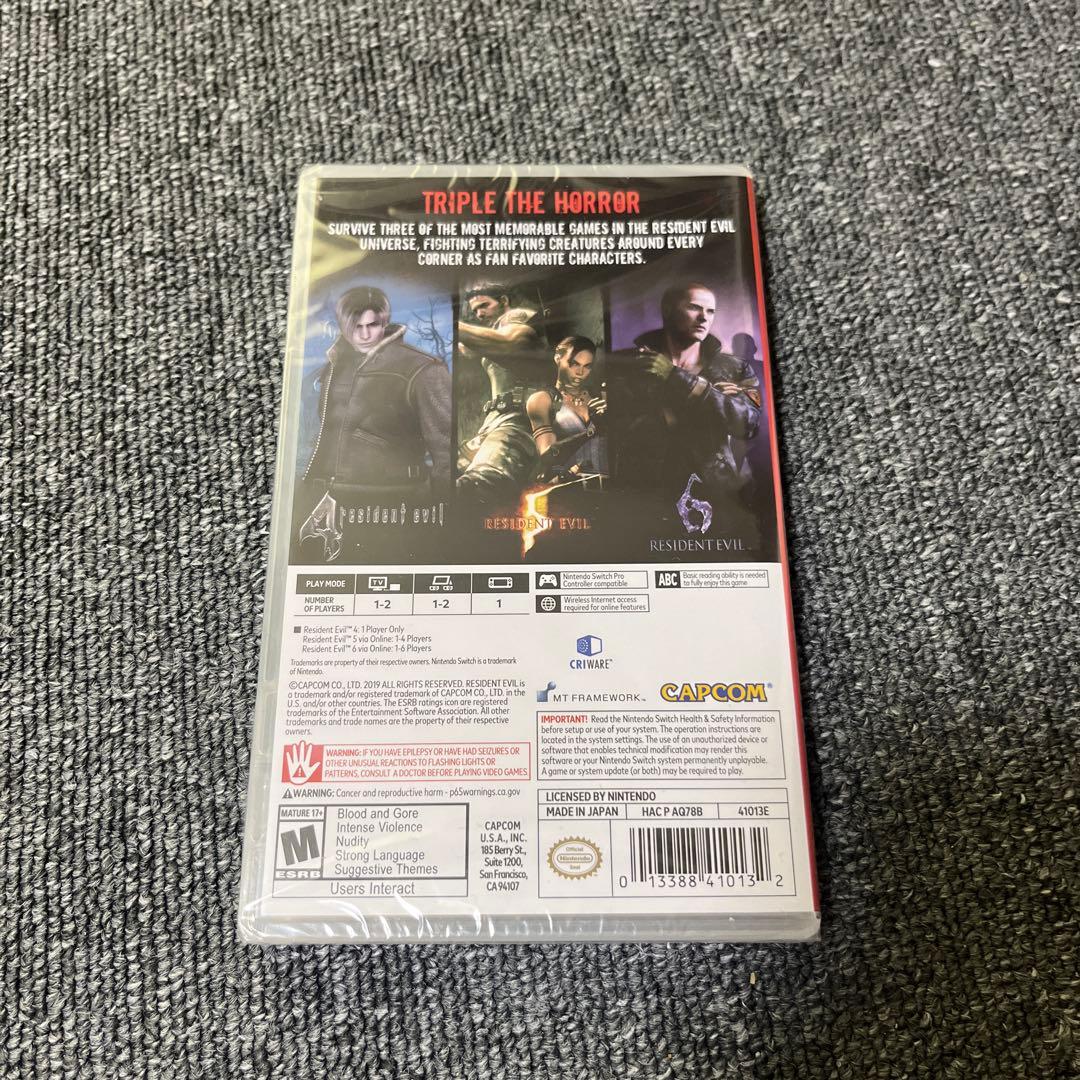 Switch Resident Evil Triple Pack 北米版