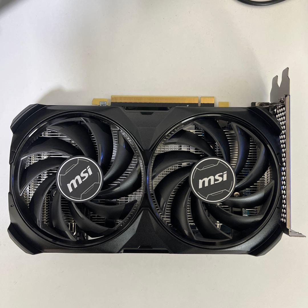 グラフィックボード・グラボ・ビデオカード MSI GeForce RTX 4060Ti Ventus 2X Black8G