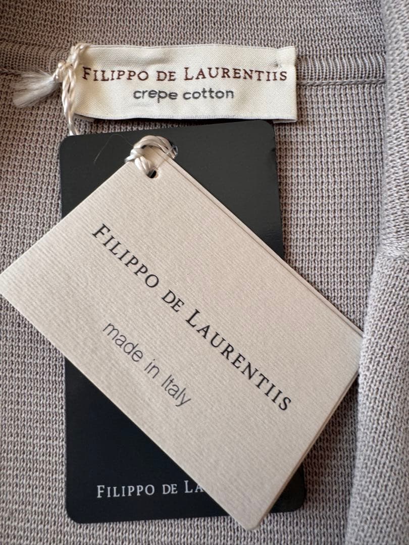 【新品未使用】FILIPPO DE LAURENTIIS ダブルニットジャケット