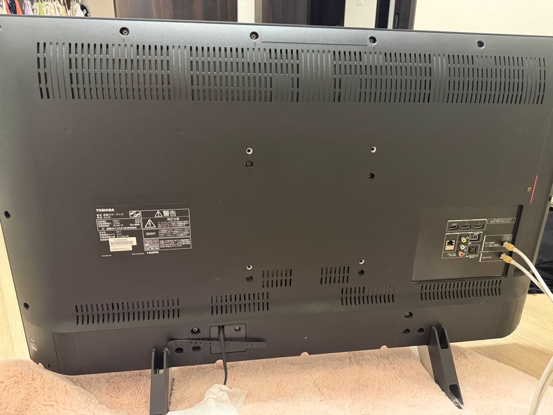 美品 TOSHIBA REGZA 液晶カラーテレビ 新品HDMIケーブル付
