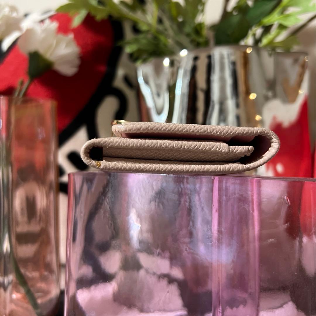 箱ありBVLGARI カードケース　名刺入れ　ビーゼロワン　サークルロゴ　ピンク