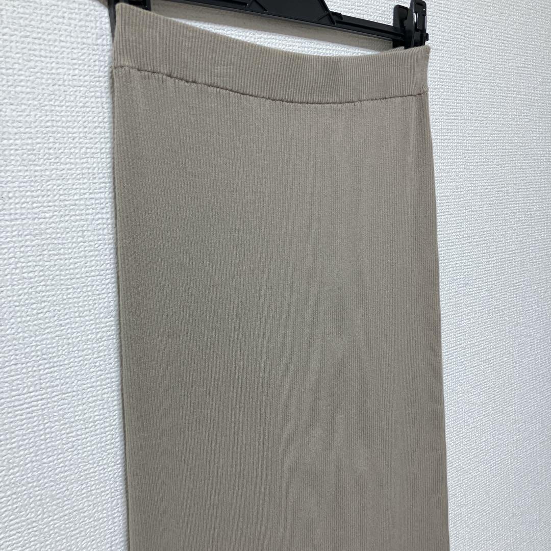 美品♡ Curensology カレンソロジー リブタイトスカート グレージュ