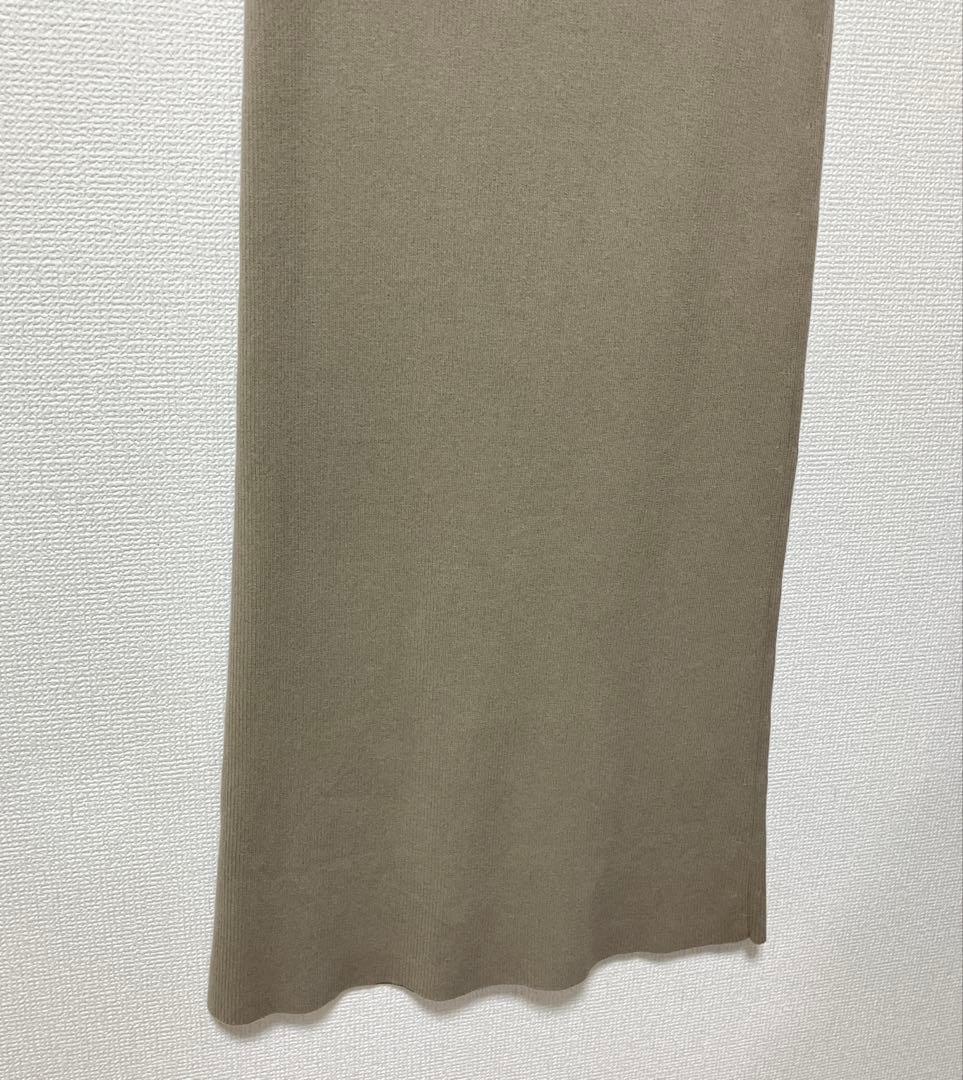 美品♡ Curensology カレンソロジー リブタイトスカート グレージュ