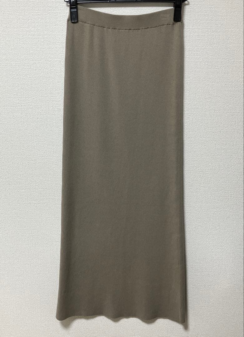 美品♡ Curensology カレンソロジー リブタイトスカート グレージュ