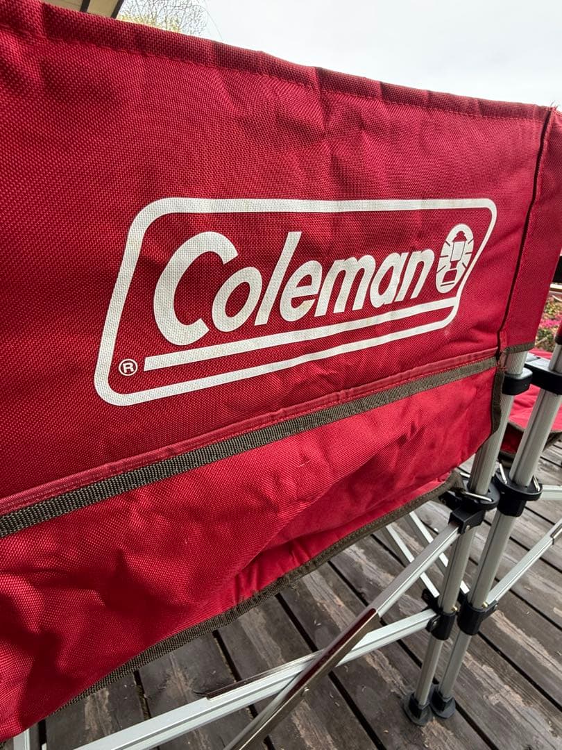 Coleman (コールマン) チェア ツーウェイキャプテンチェア レッド 2脚