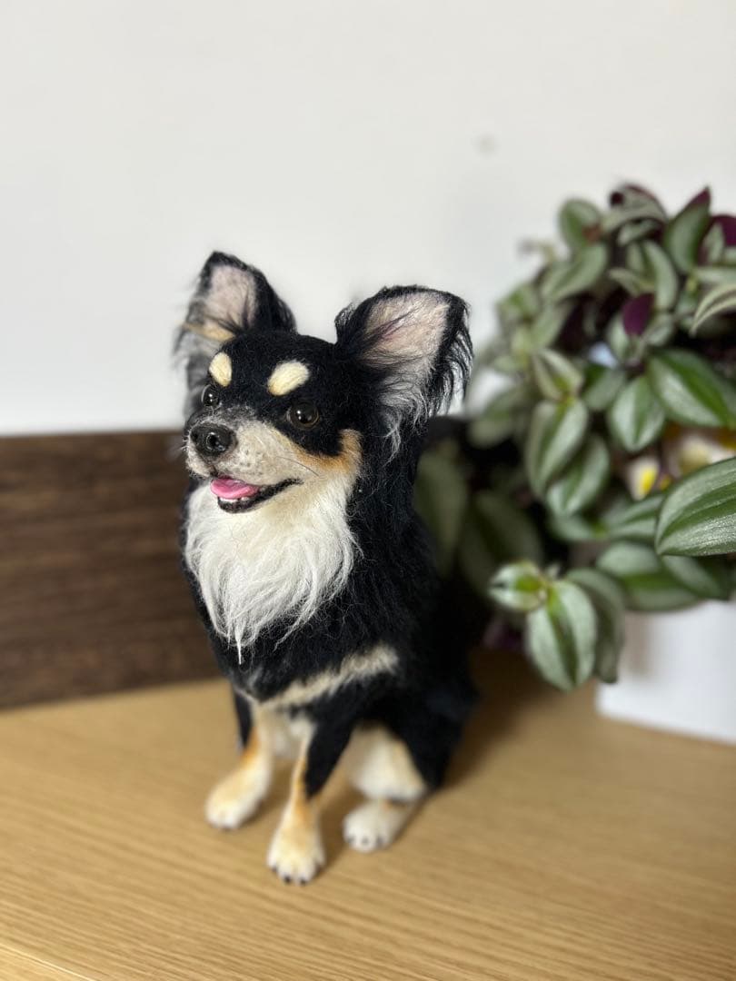 ちゃみ様購入用　羊毛フェルト チワワ