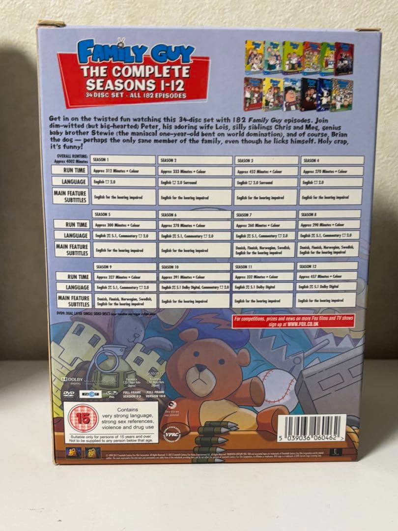 ファミリーガイ　Family Guy - Seasons 1-12 [DVD]