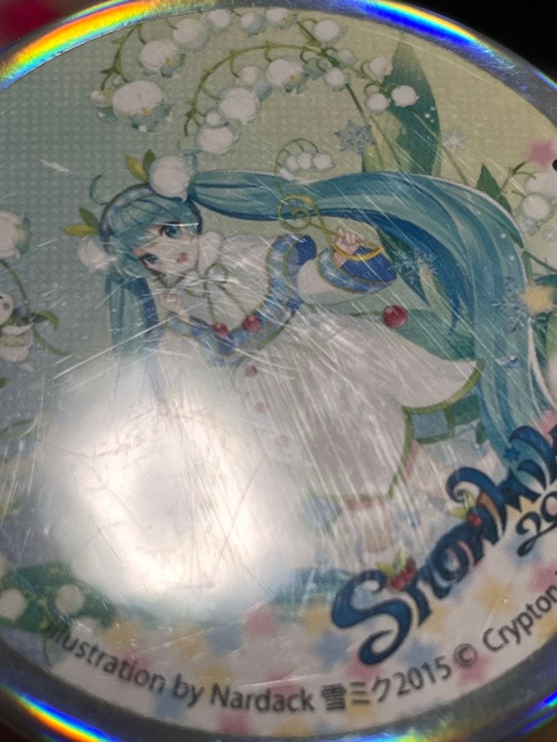 激レア 初音ミク 缶バッジ  MIKU 雪ミク 2015 缶バッジ