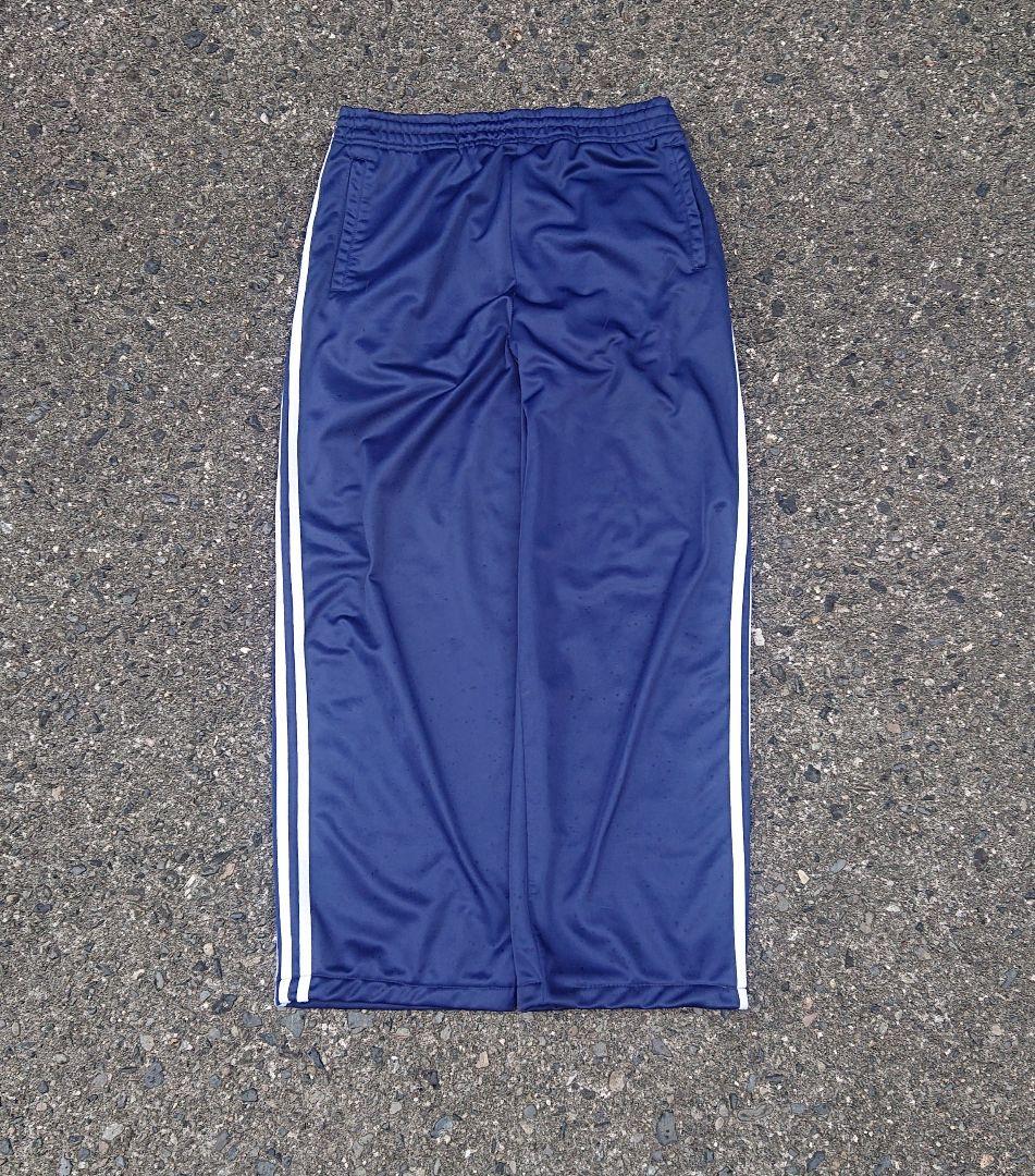 【極太バギー】80s~90s トラックパンツ ネイビー adidas