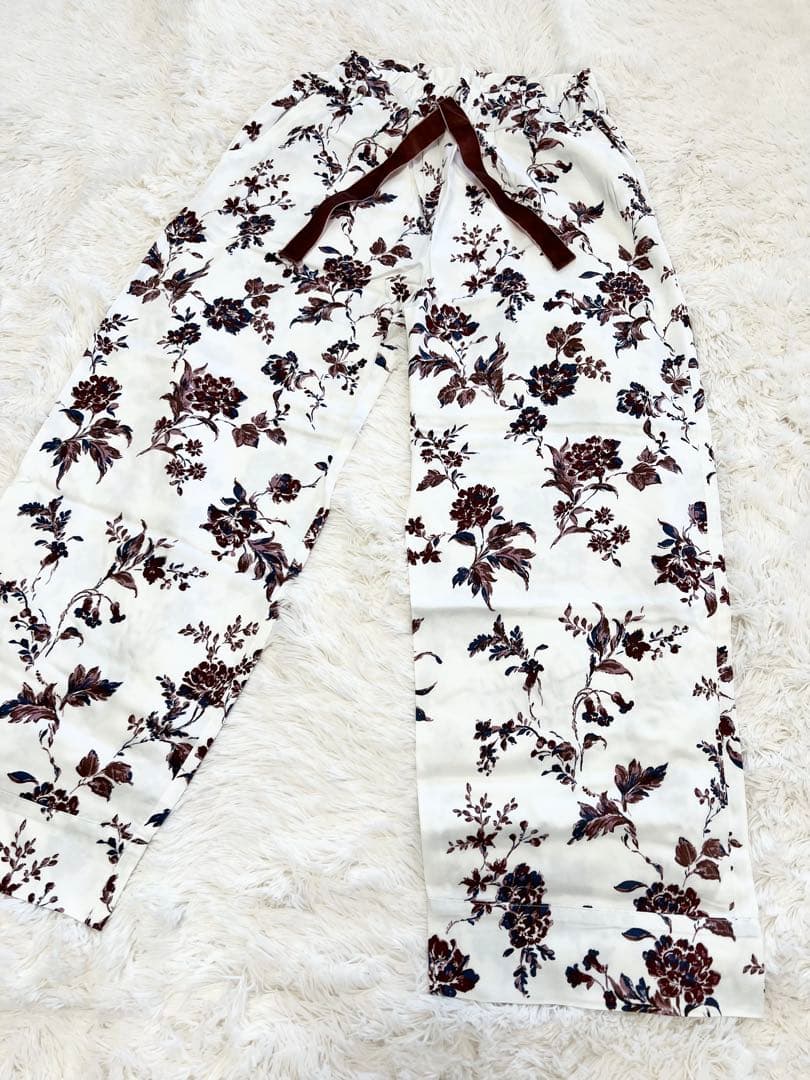 【新品タグ付き】gelato piqueジェラートピケ花柄パジャマ上下セット