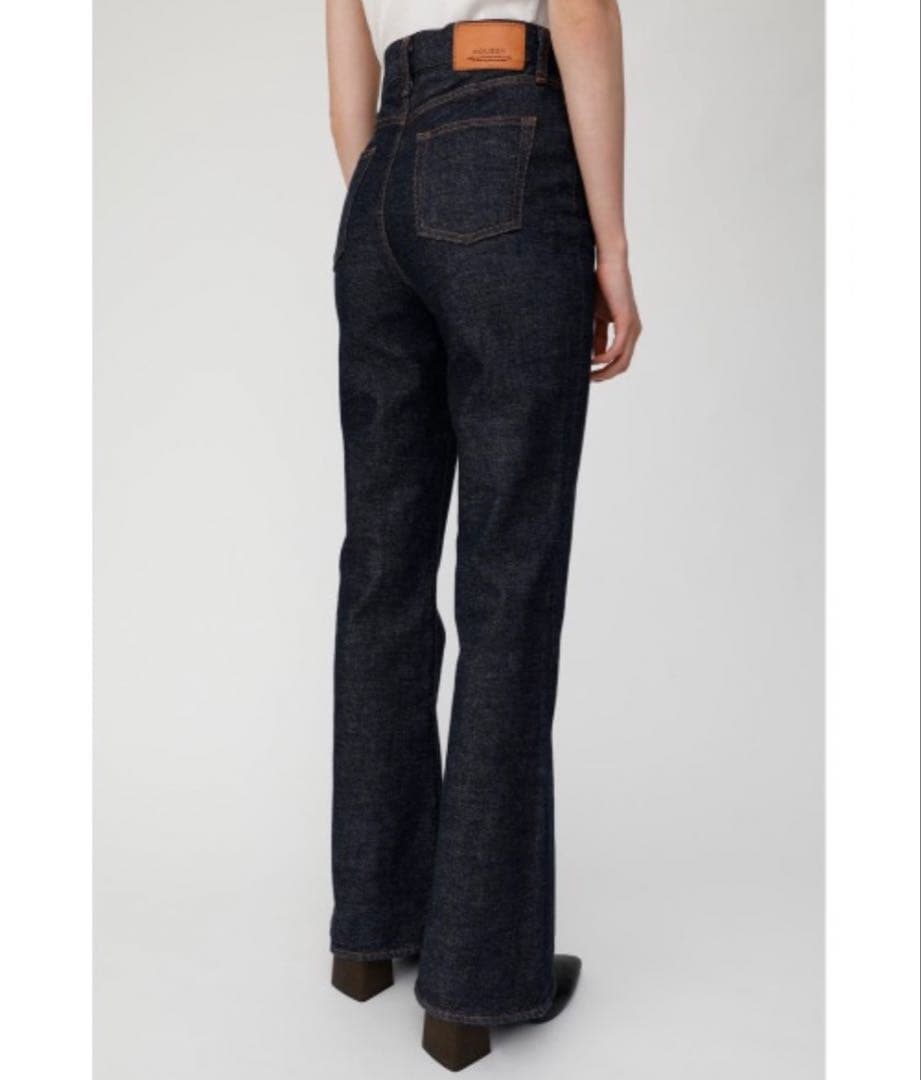 【美品】moussy MVS FLARE デニム ワンウォッシュ 26inch