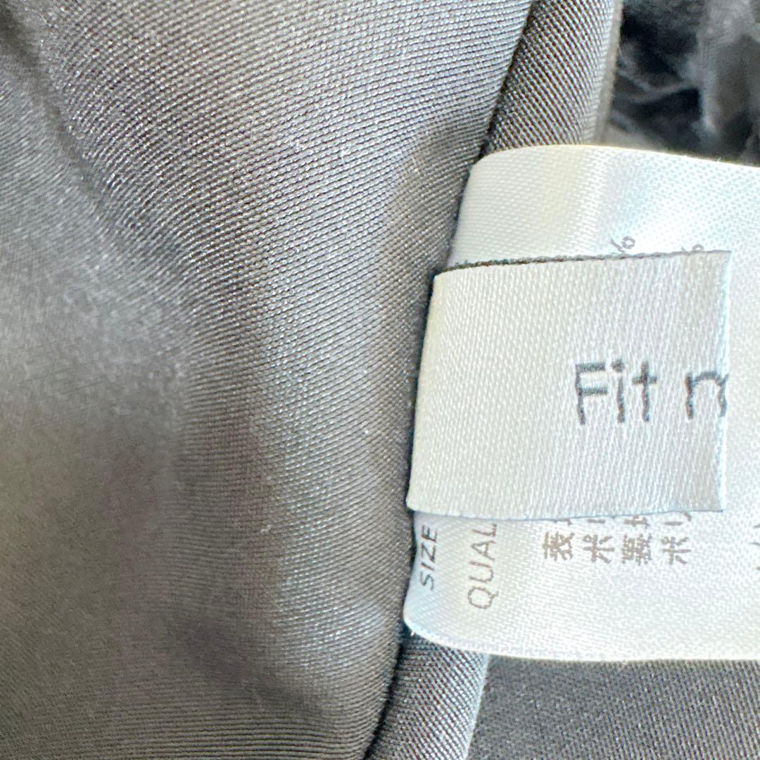 【新品未使用タグ付✨】 Fitmore ローズモチーフキャミソール　ブラック　華