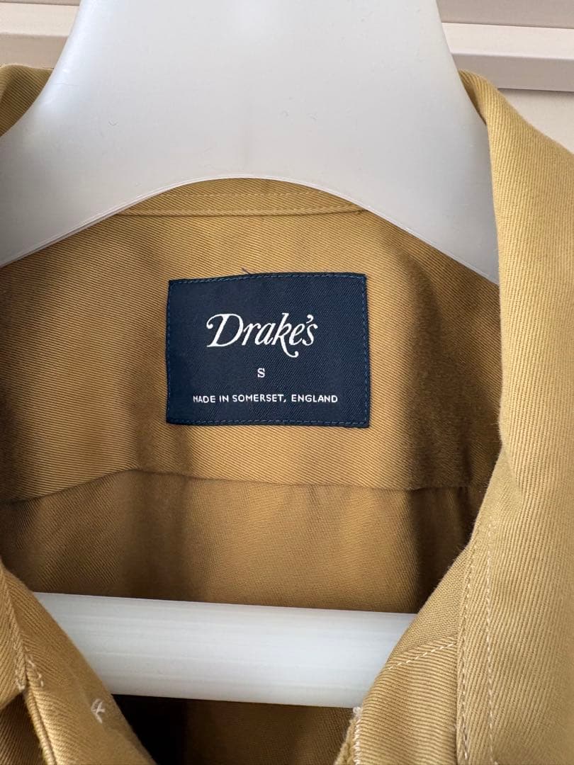Drake's ドレイクス　オーバーシャツ　カバーオールジャケット　英国製