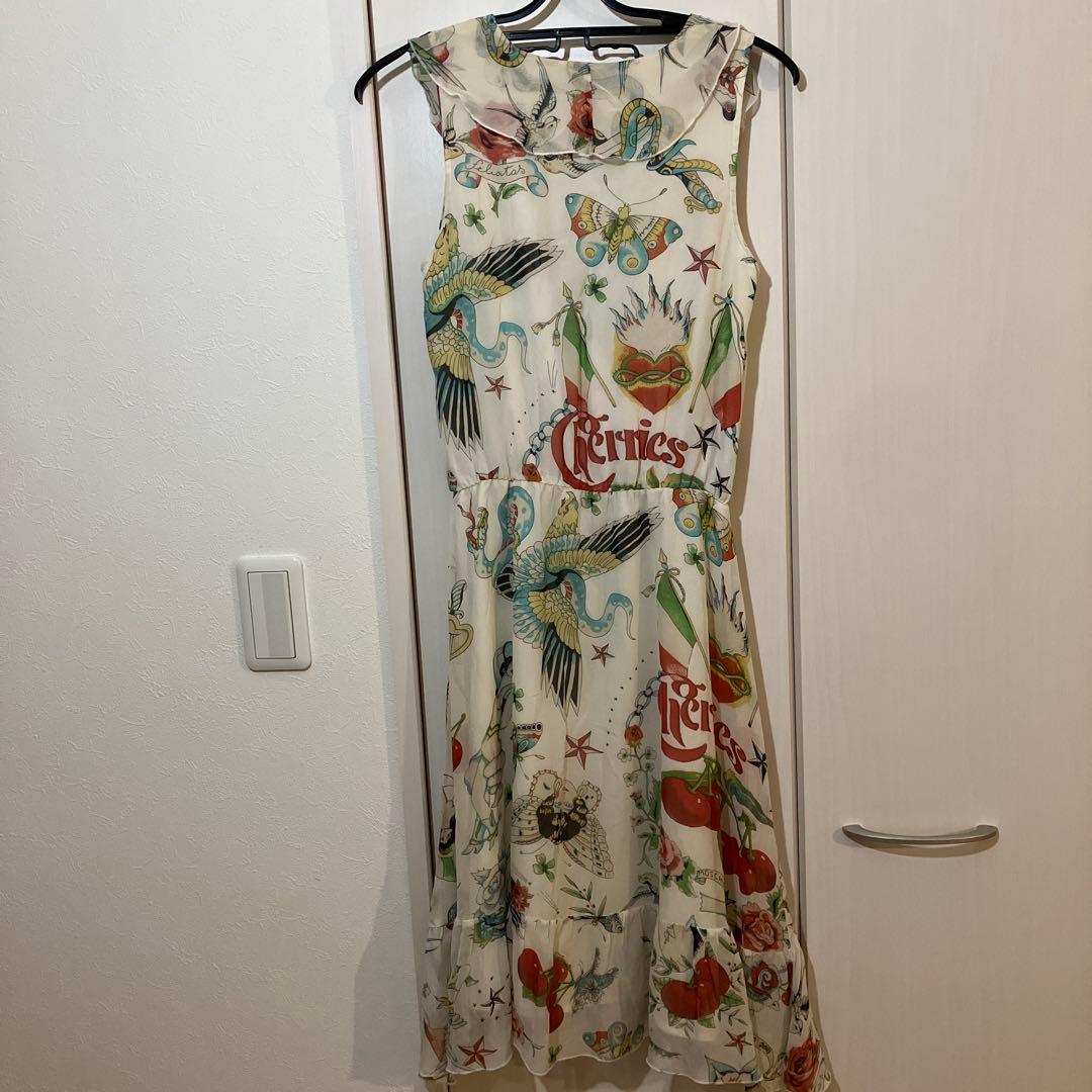 【売り切り】シルクワンピース