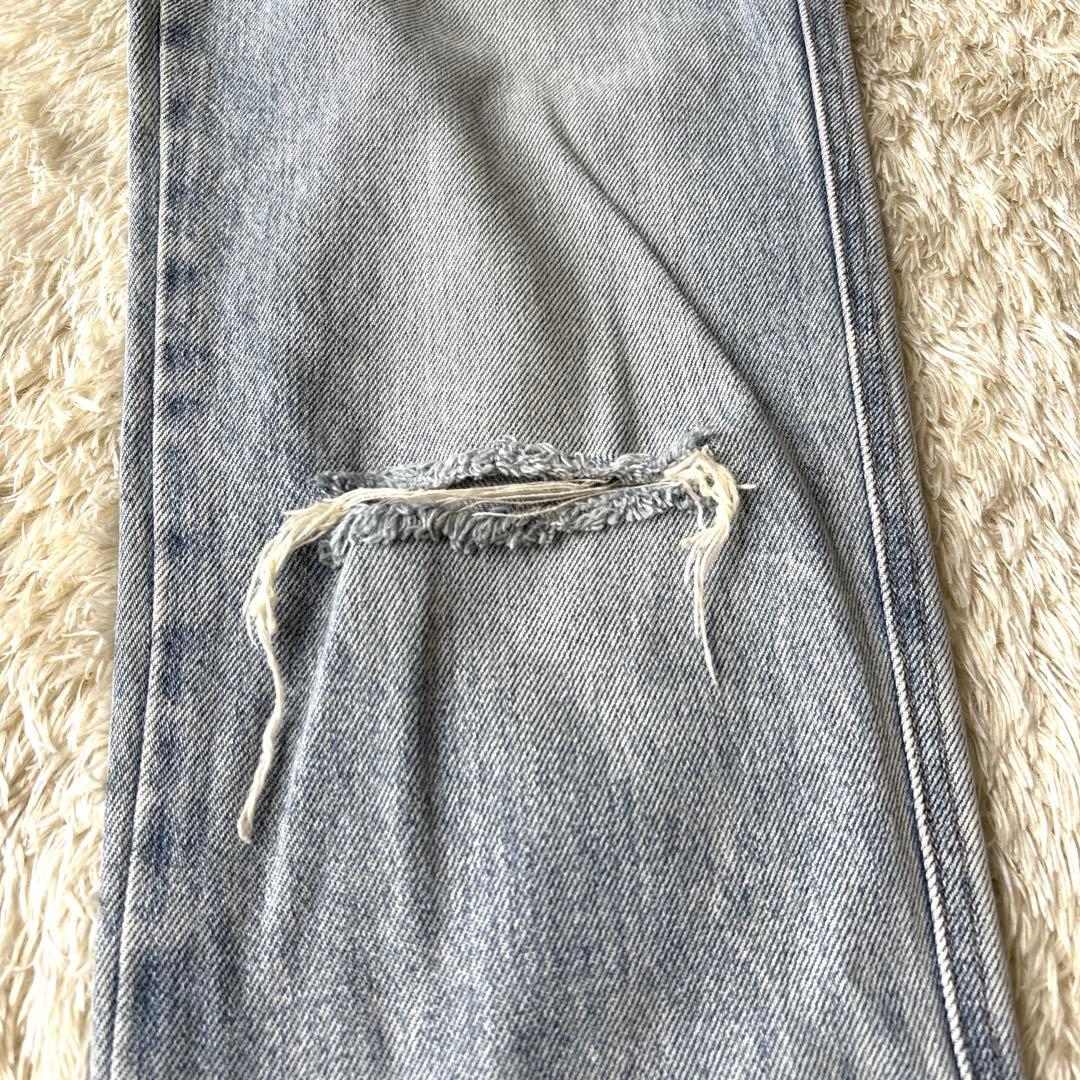 美品☆長谷川京子さんコラボ ウィムガゼット リングオールドデニムパンツ 27